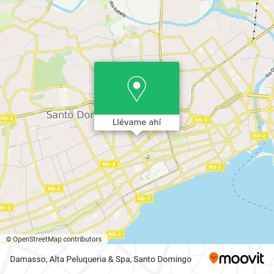 Mapa de Damasso, Alta Peluqueria & Spa