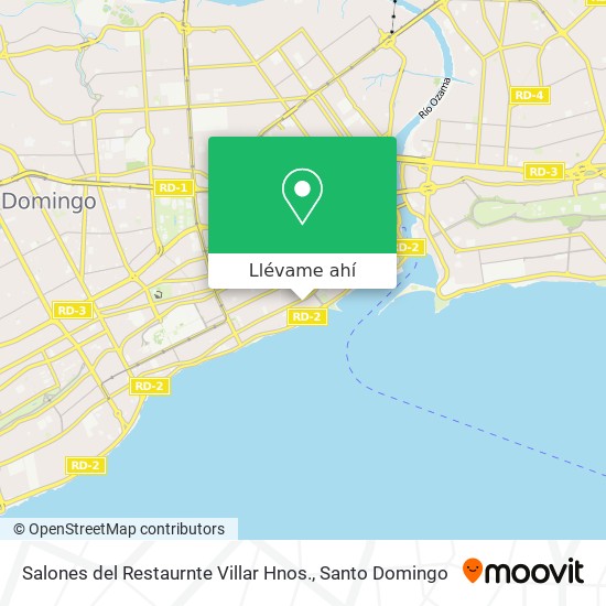Mapa de Salones del Restaurnte Villar Hnos.