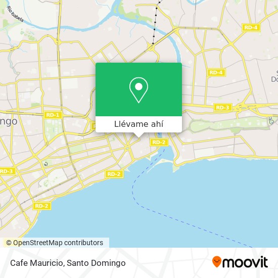 Mapa de Cafe Mauricio