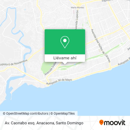 Mapa de Av. Caonabo esq. Anacaona
