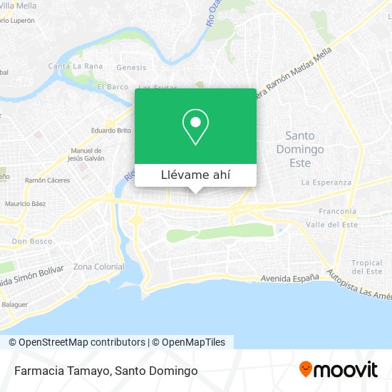 Mapa de Farmacia Tamayo
