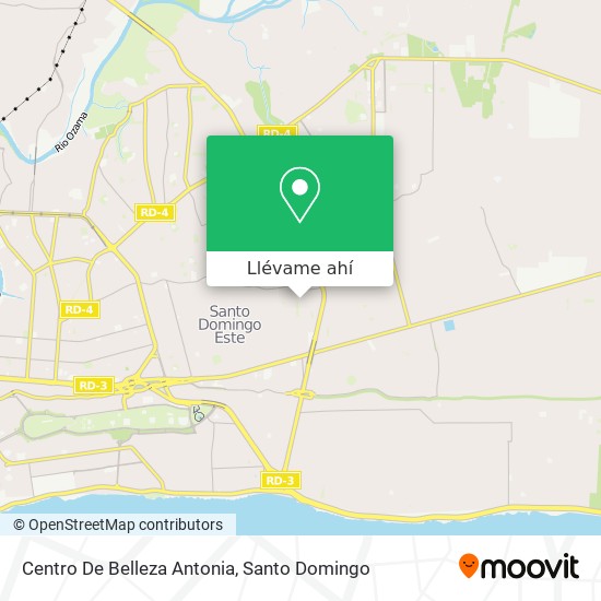 Mapa de Centro De Belleza Antonia