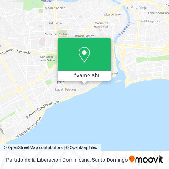 Mapa de Partido de la Liberación Dominicana