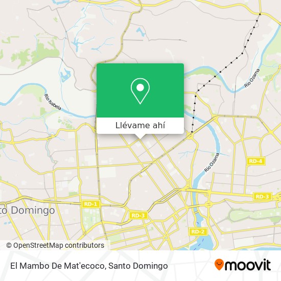 Mapa de El Mambo De Mat'ecoco