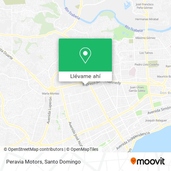 Mapa de Peravia Motors