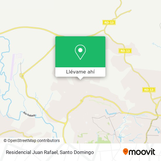 Mapa de Residencial Juan Rafael