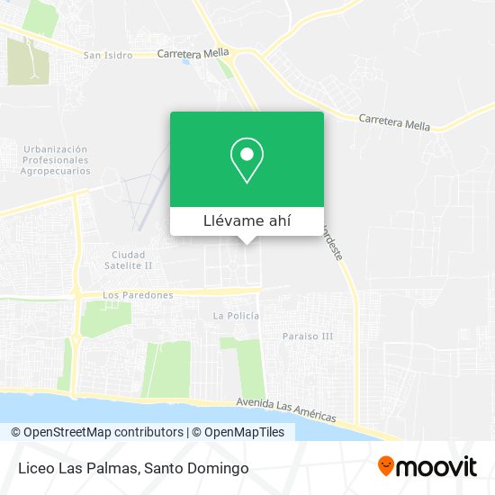 Mapa de Liceo Las Palmas