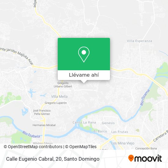 Mapa de Calle Eugenio Cabral, 20