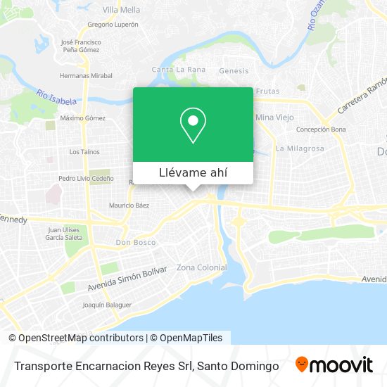 Mapa de Transporte Encarnacion Reyes Srl