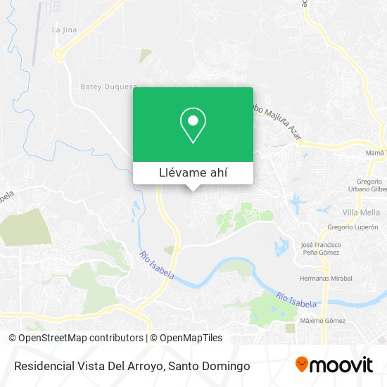 Mapa de Residencial Vista Del Arroyo