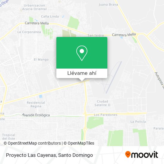 Mapa de Proyecto Las Cayenas