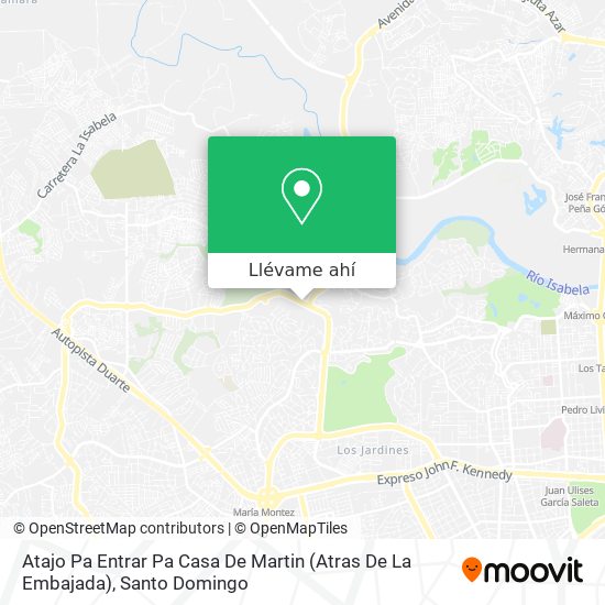 Mapa de Atajo Pa Entrar Pa Casa De Martin (Atras De La Embajada)