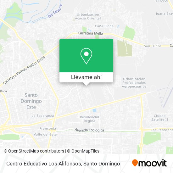 Mapa de Centro Educativo Los Alifonsos