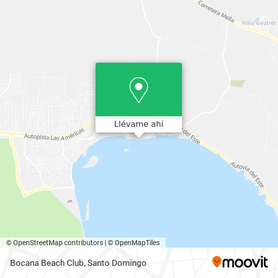 Mapa de Bocana Beach Club
