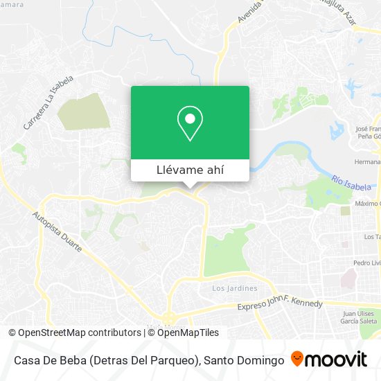 Mapa de Casa De Beba (Detras Del Parqueo)