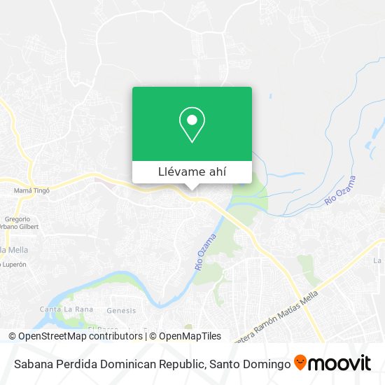Mapa de Sabana Perdida Dominican Republic