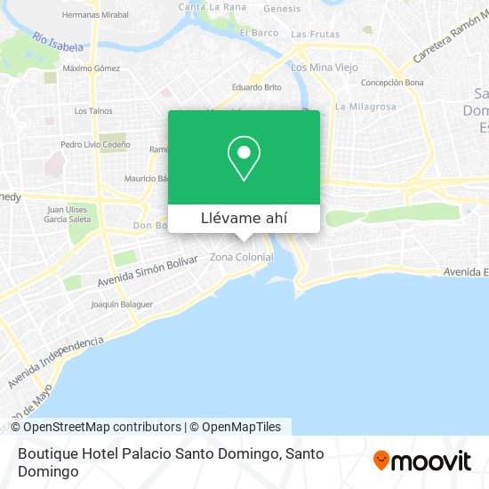 Mapa de Boutique Hotel Palacio Santo Domingo
