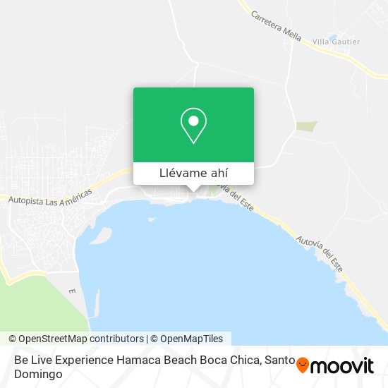 Cómo a Be Live Experience Beach Boca Chica Santo Domingo en Autobús?