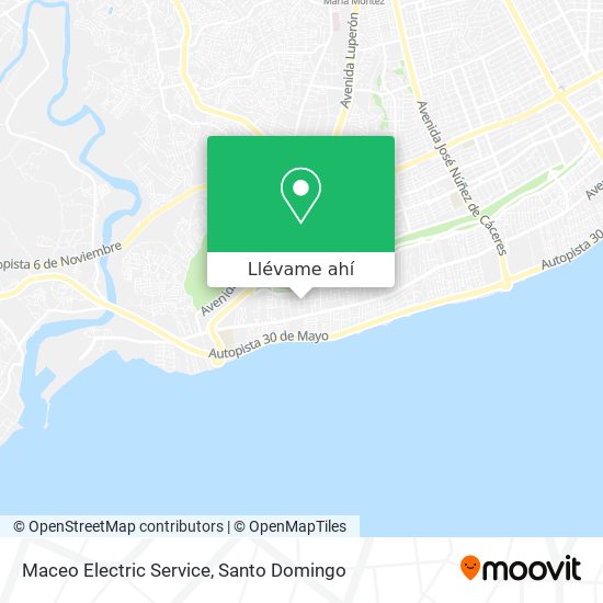 Mapa de Maceo Electric Service