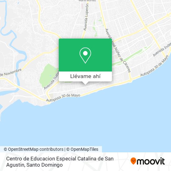 Mapa de Centro de Educacion Especial Catalina de San Agustin