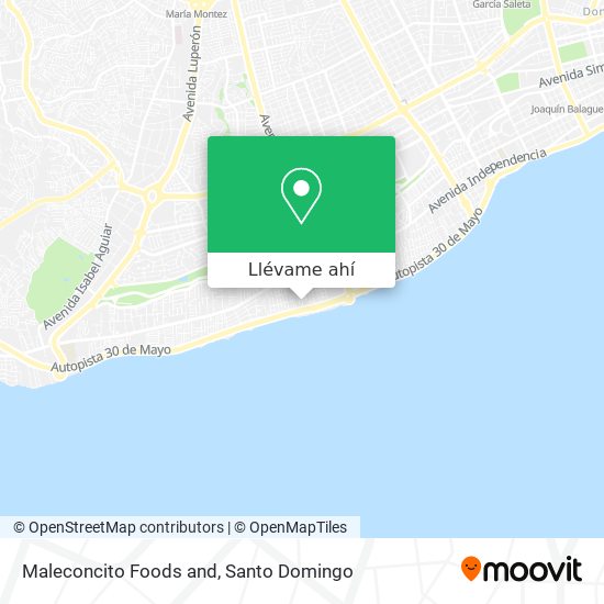 Mapa de Maleconcito Foods and
