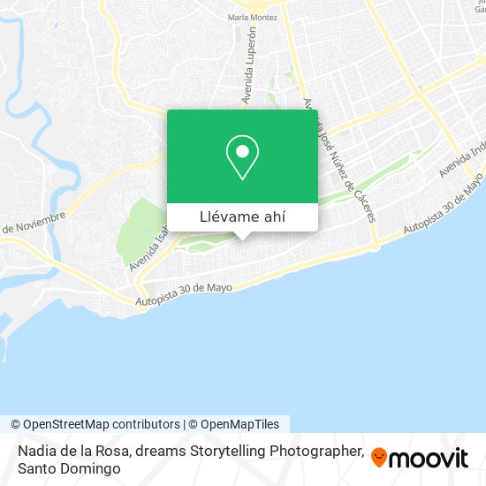 Mapa de Nadia de la Rosa, dreams Storytelling Photographer