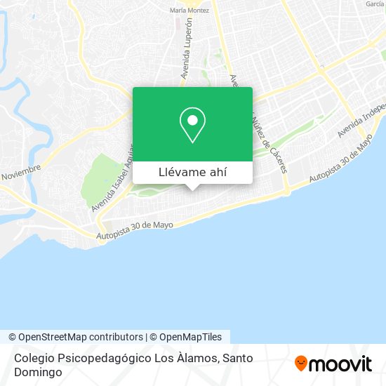 Mapa de Colegio Psicopedagógico Los Àlamos