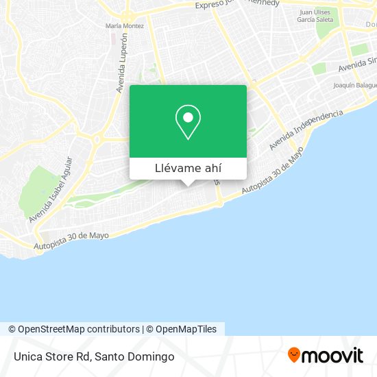 Mapa de Unica Store Rd