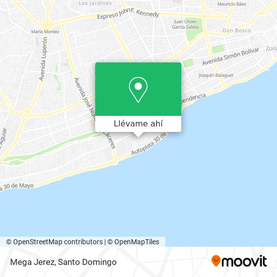 Mapa de Mega Jerez