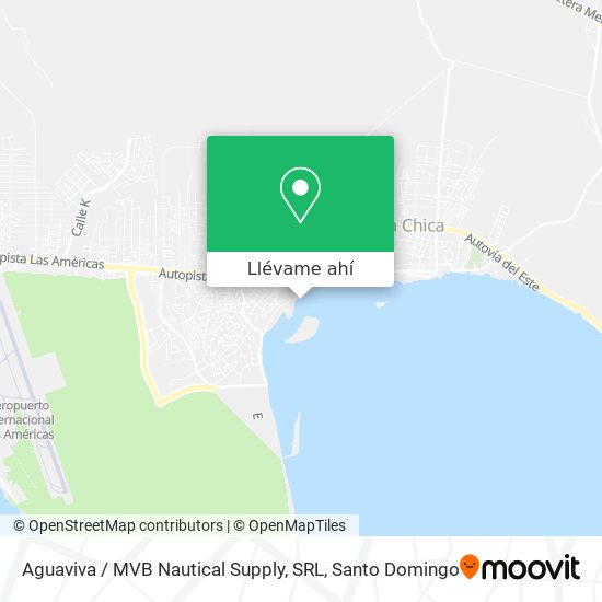 Mapa de Aguaviva / MVB Nautical Supply, SRL