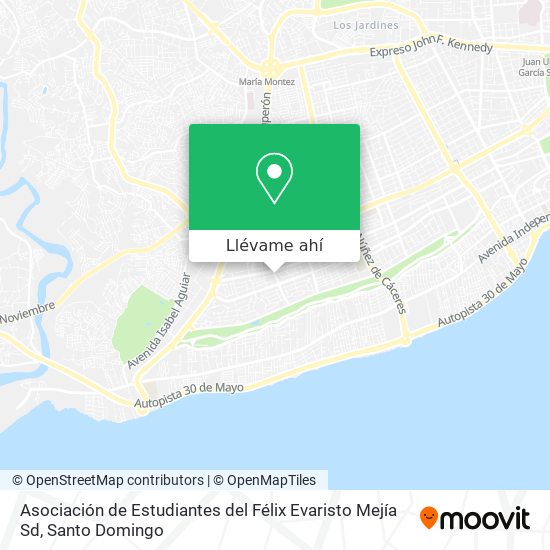 Mapa de Asociación de Estudiantes del Félix Evaristo Mejía Sd