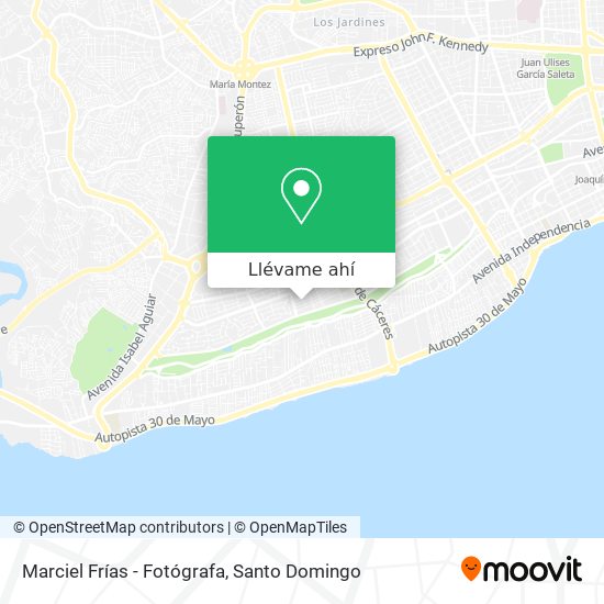Mapa de Marciel Frías - Fotógrafa