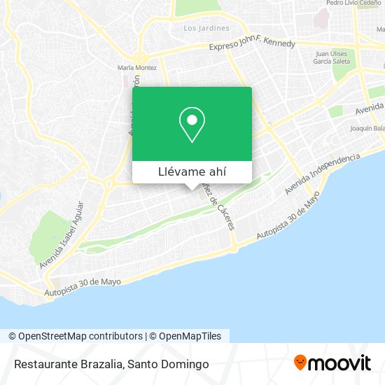 Mapa de Restaurante Brazalia