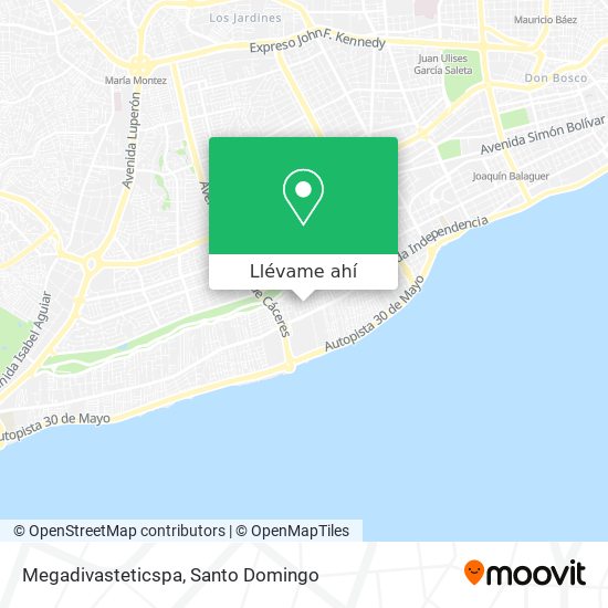 Mapa de Megadivasteticspa