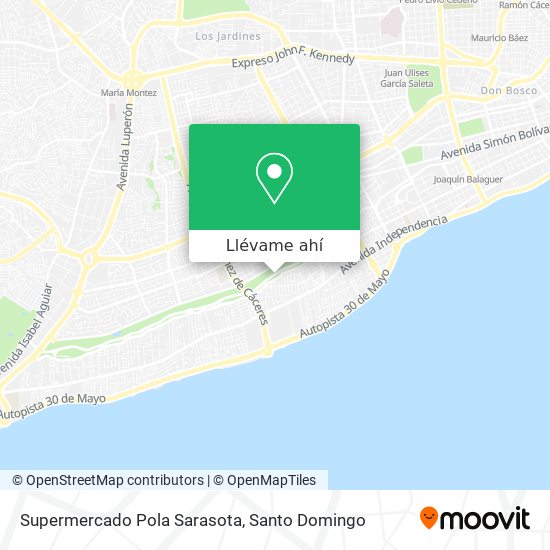 Mapa de Supermercado Pola Sarasota