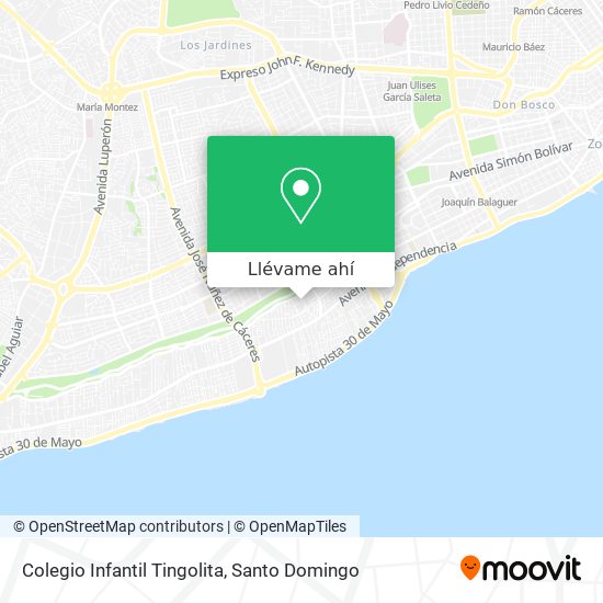 Mapa de Colegio Infantil Tingolita