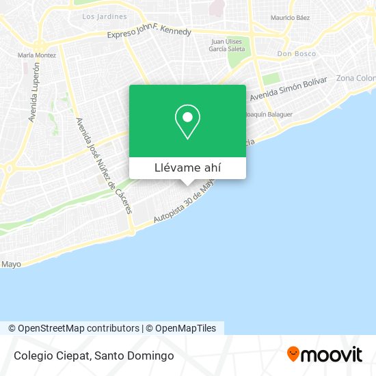 Mapa de Colegio Ciepat