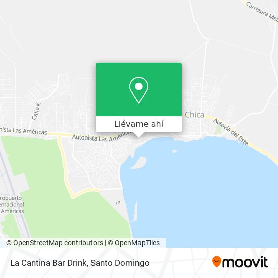 Mapa de La Cantina Bar Drink