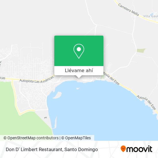 Mapa de Don D' Limbert Restaurant