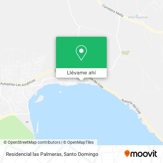 Mapa de Residencial las Palmeras