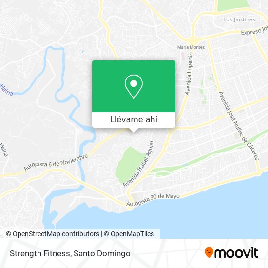 Mapa de Strength Fitness