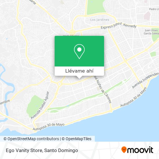Mapa de Ego Vanity Store