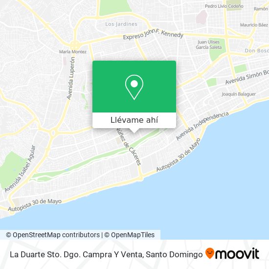 Mapa de La Duarte Sto. Dgo. Campra Y Venta