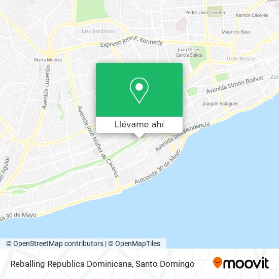 Mapa de Reballing Republica Dominicana