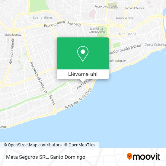 Mapa de Meta Seguros SRL