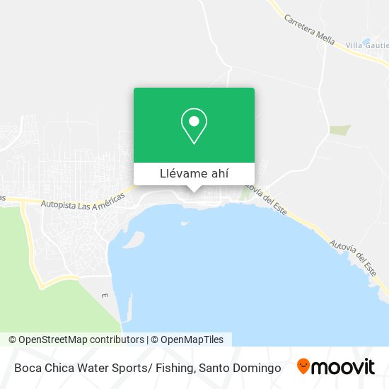 Mapa de Boca Chica Water Sports/ Fishing