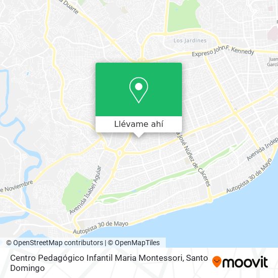 Mapa de Centro Pedagógico Infantil Maria Montessori