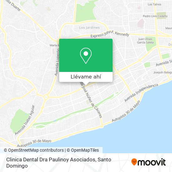 Mapa de Clinica Dental Dra Paulinoy Asociados