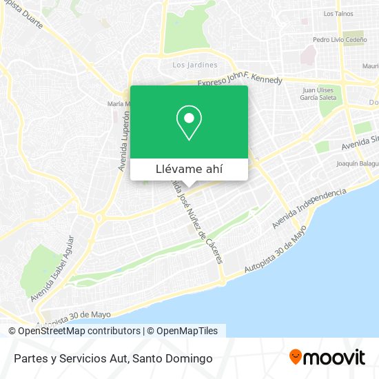 Mapa de Partes y Servicios Aut