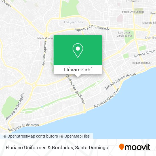 Mapa de Floriano Uniformes & Bordados